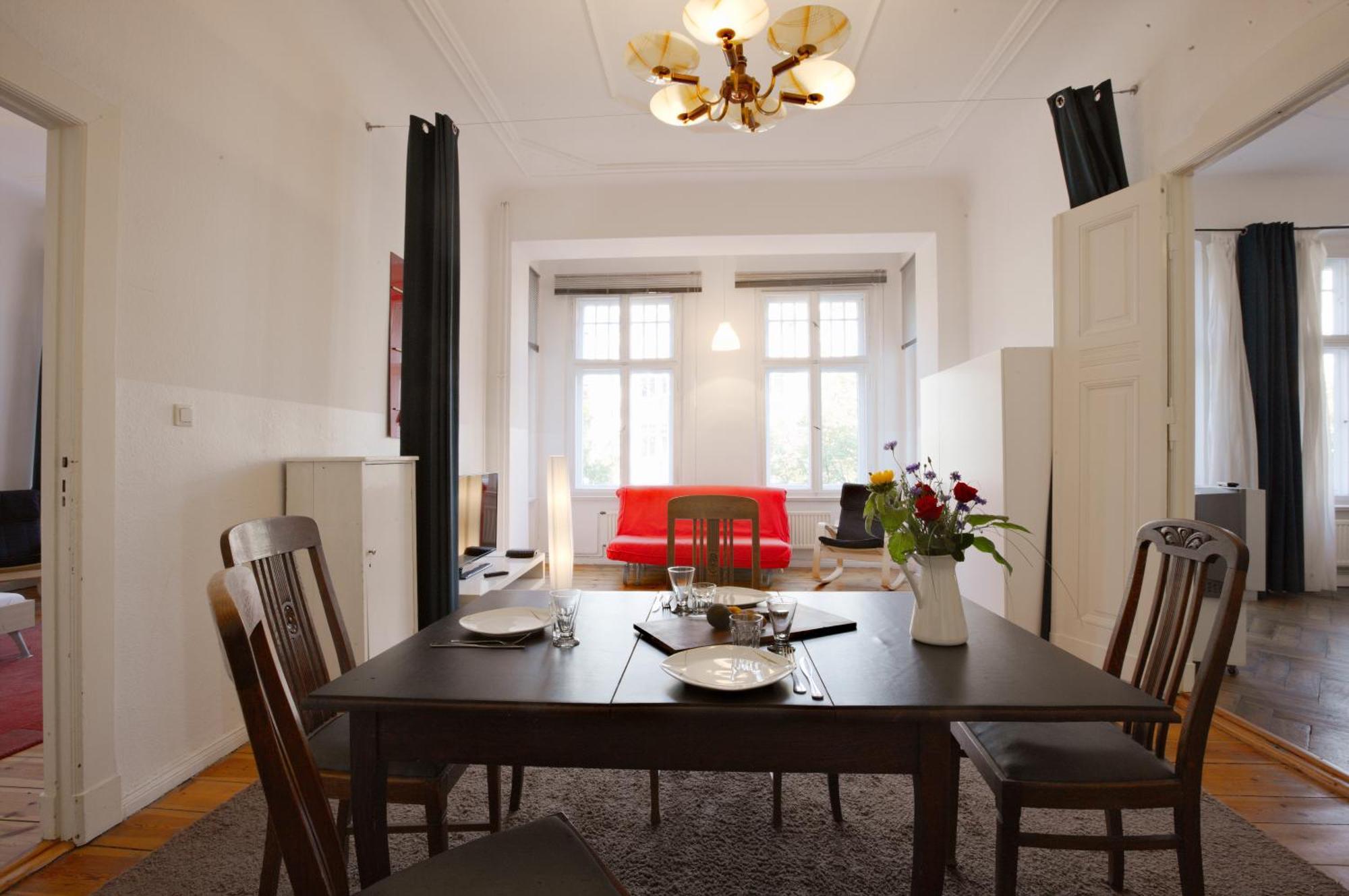 Elegante Altbauwohnung Berlin Eksteriør bilde