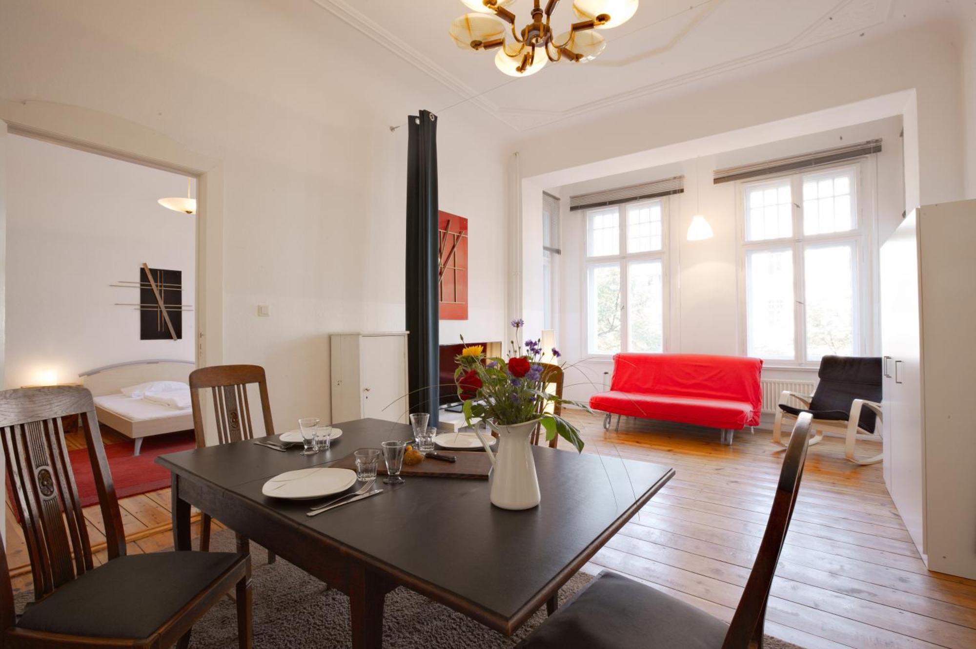 Elegante Altbauwohnung Berlin Eksteriør bilde